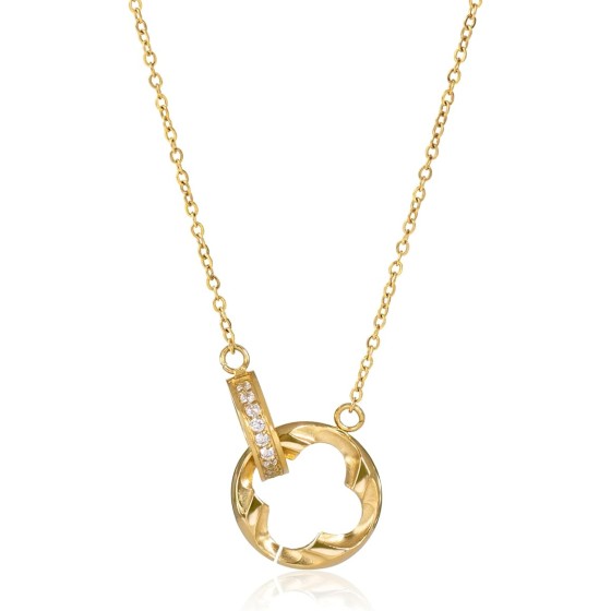 ステンレスネックレス レディース つけっぱなし「愛の証です」 金属アレルギー対応 錆びなネックレス ペンダント ダブルリング メビウス シンプル バレンタイン ギフト ホワイトデー お返し 入学式 卒業式 3色から選べます 誕生日プレゼント女性 人気 20代