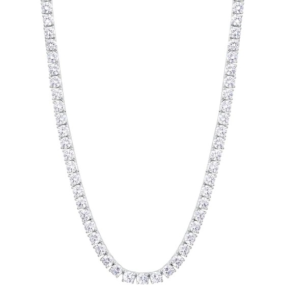 テニスチェーン テニスネックレス 幅3/4/5mm CZダイヤ 14K金メッキ メンズ レディース チェーンネックレス ジルコニア ヒップホップ ジュエリー ブリンブリン B系 ストリート系 アクセサリー