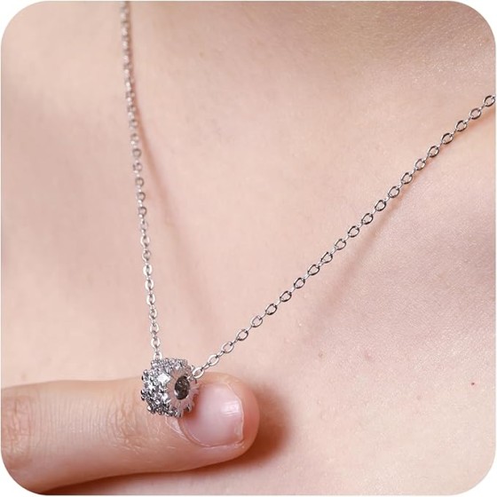 バレル 樽 ネックレス レディース ネックレス キラキラ アクセサリー チェーン かわい ゴールド シルバー 金属アレルギー チェーン 人気ブランド おしゃれ 普段使い シンプル 誕生日 贈り物