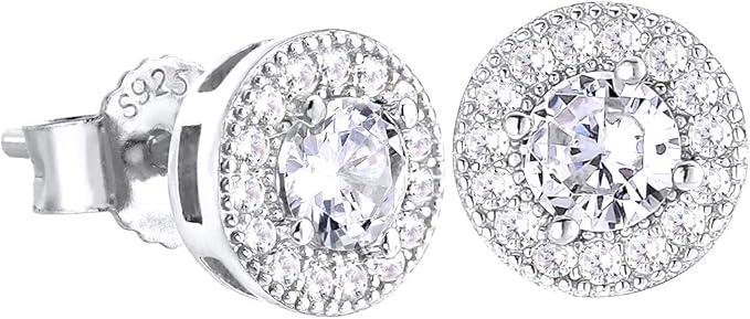 ジルコニア スタッドピアス レディースピアス 両耳用 CZダイヤ シルバーぴあす 男女兼用 金属アレルギー対応 18G 20G メンズ アクセサリー プレゼント ギフト