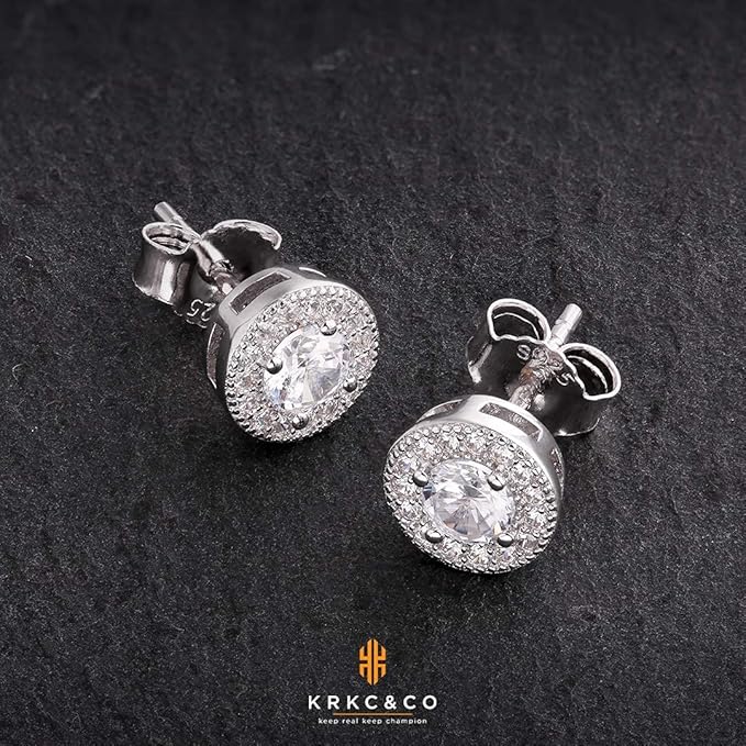 ジルコニア スタッドピアス レディースピアス 両耳用 CZダイヤ シルバーぴあす 男女兼用 金属アレルギー対応 18G 20G メンズ アクセサリー プレゼント ギフト