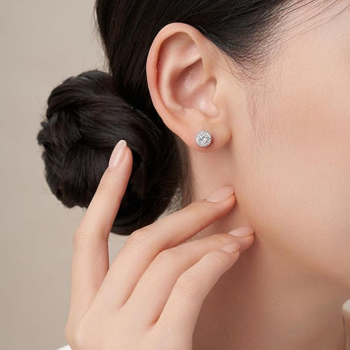 ジルコニア スタッドピアス レディースピアス 両耳用 CZダイヤ シルバーぴあす 男女兼用 金属アレルギー対応 18G 20G メンズ アクセサリー プレゼント ギフト