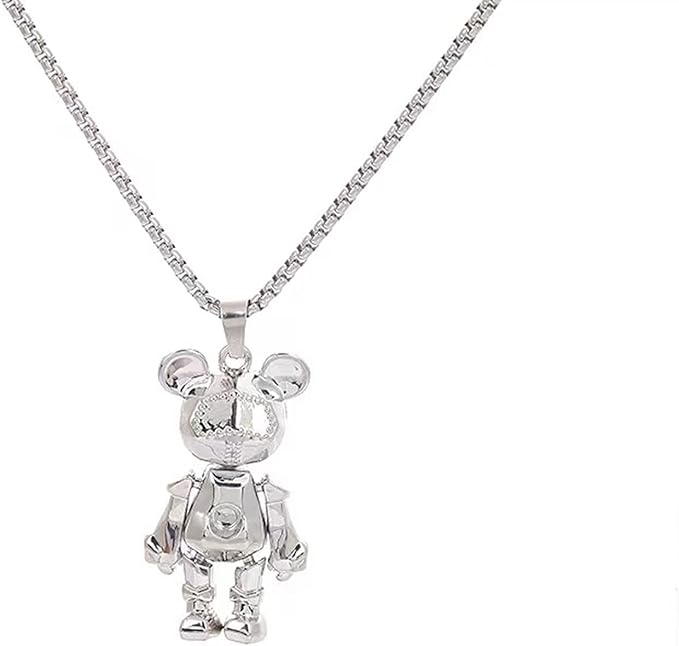 メンズネックレス レディースネックレス ヒップホップチタンスチールネックレス 長さ70cmのペンダント ユニセックス。