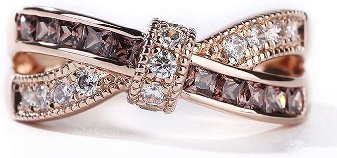 レディース 指輪 おしゃれ シンプル クロス リボン シルバー リング キュービックジルコニア 金属アレルギー対応 結婚 婚約指輪 大きいサイズ 小さいサイズ 日本サイズ 専用ボックスつき 誕生日 ホワイトデー プレゼント ギフト